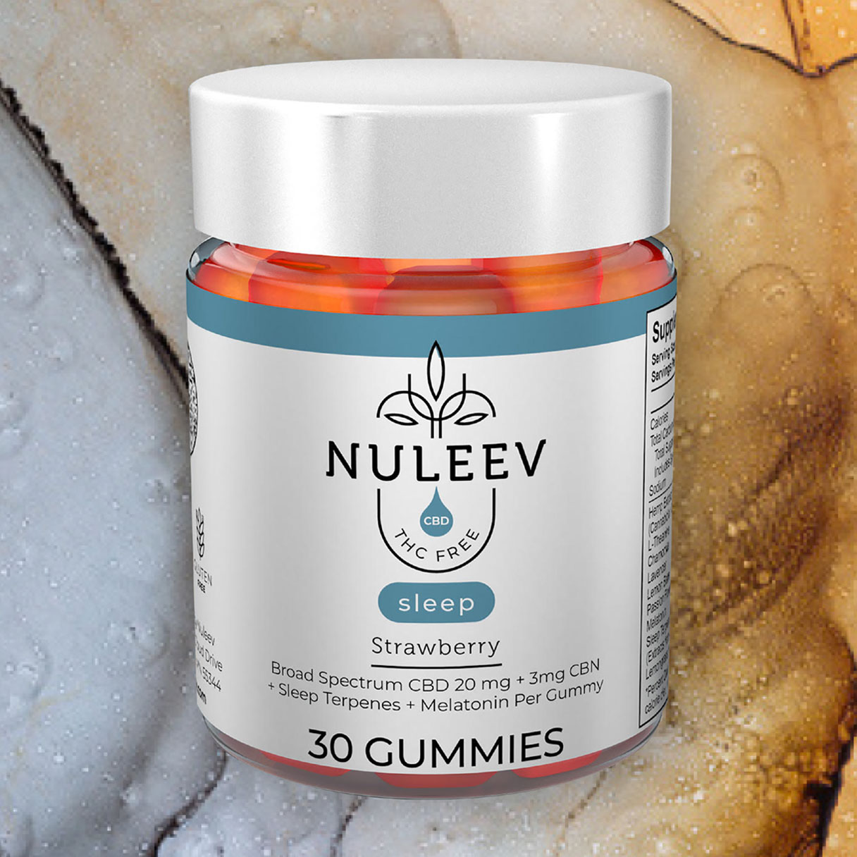 product packaging design for gummy supplement