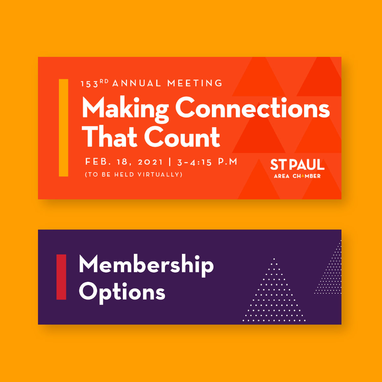 digital or print designs for Saint Paul Chamber - Making Connections that Count