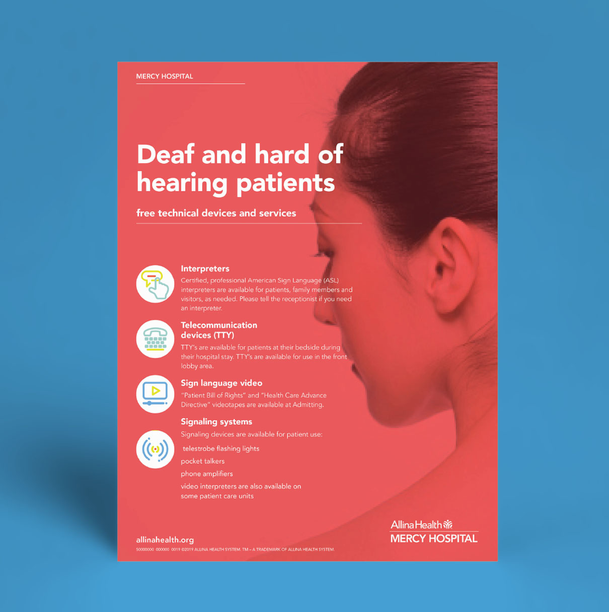 Allina Health post for hearing health