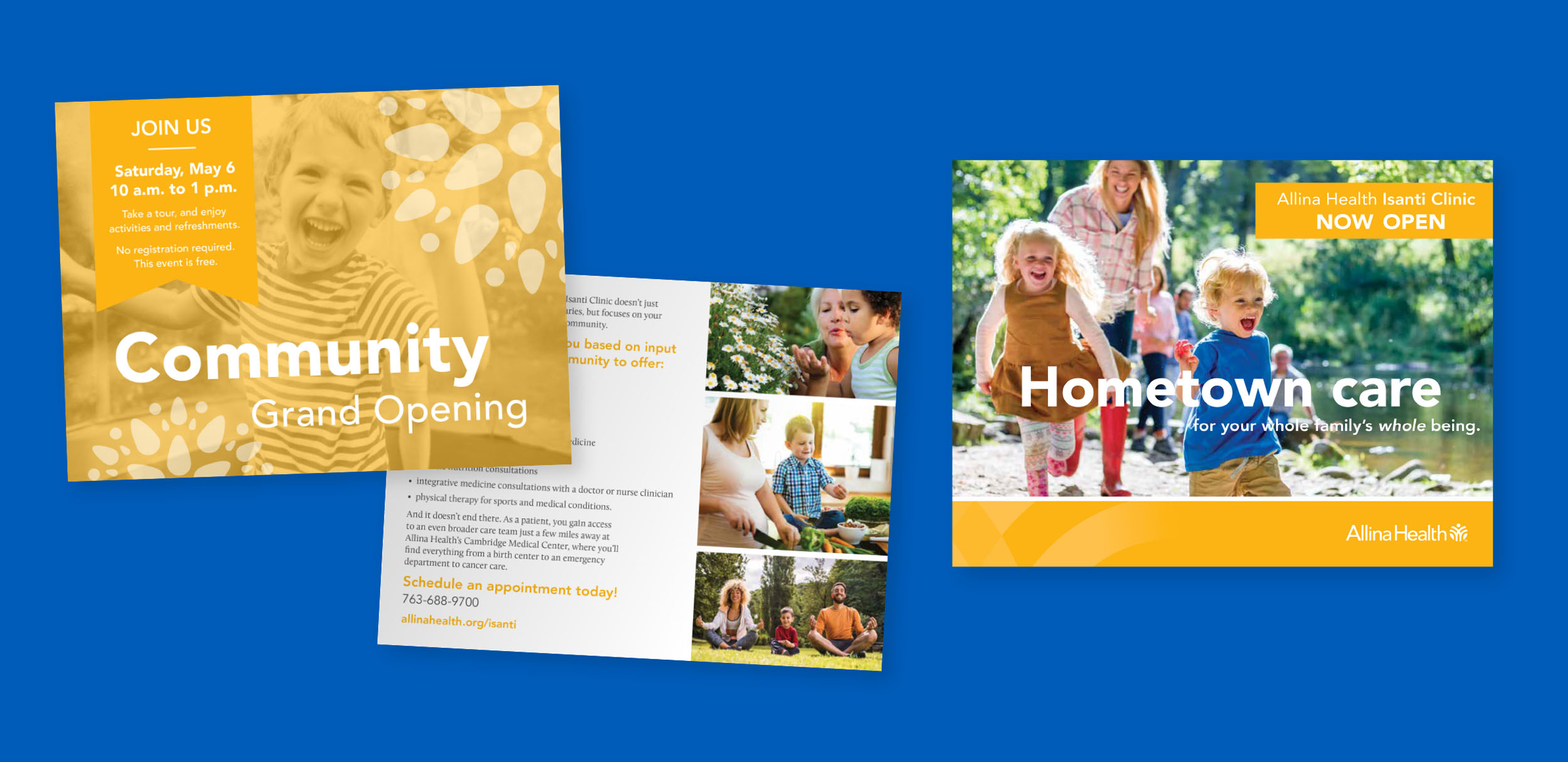 professionally designed print postcards for community health events