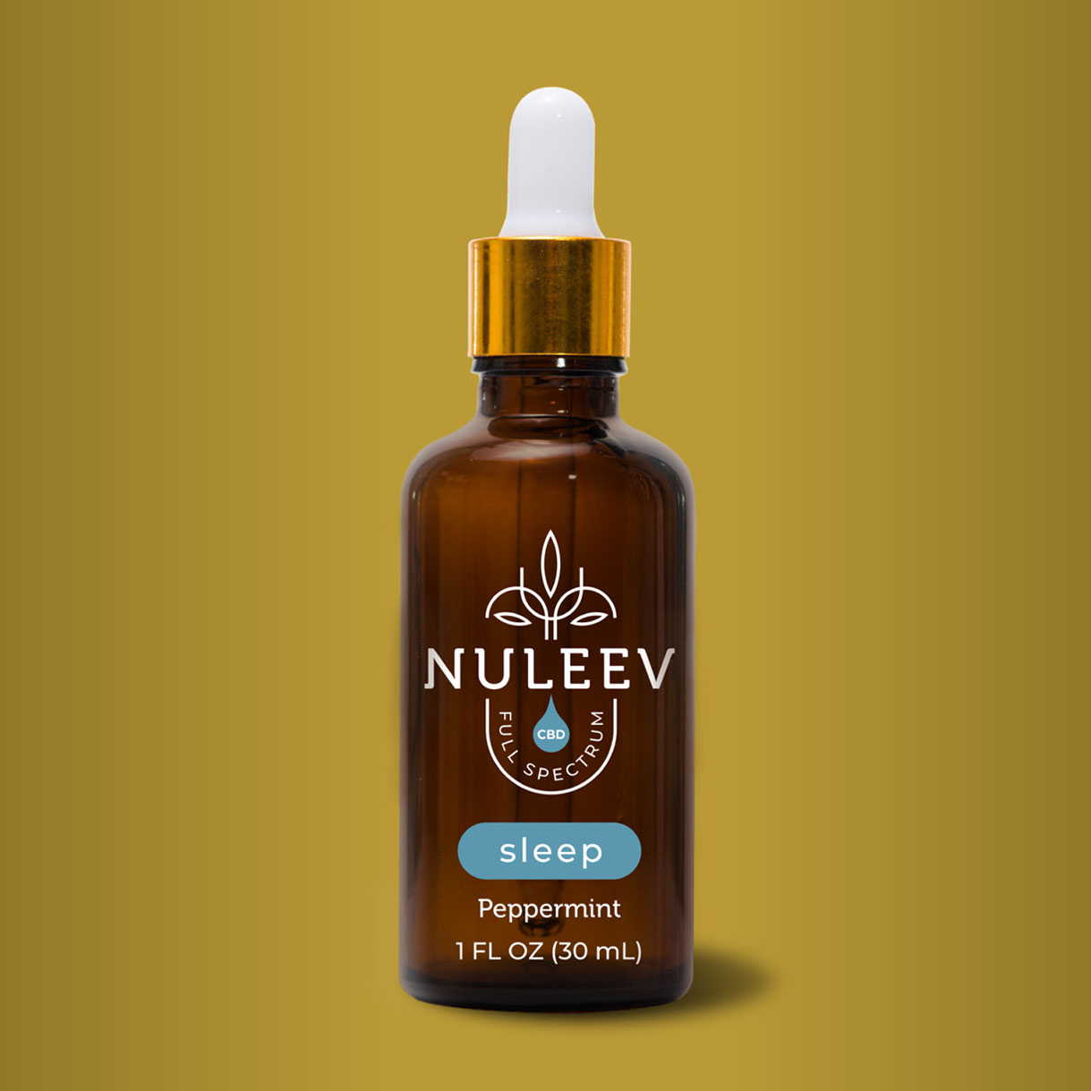 product packaging design close up for Nuleev topical sleep aid