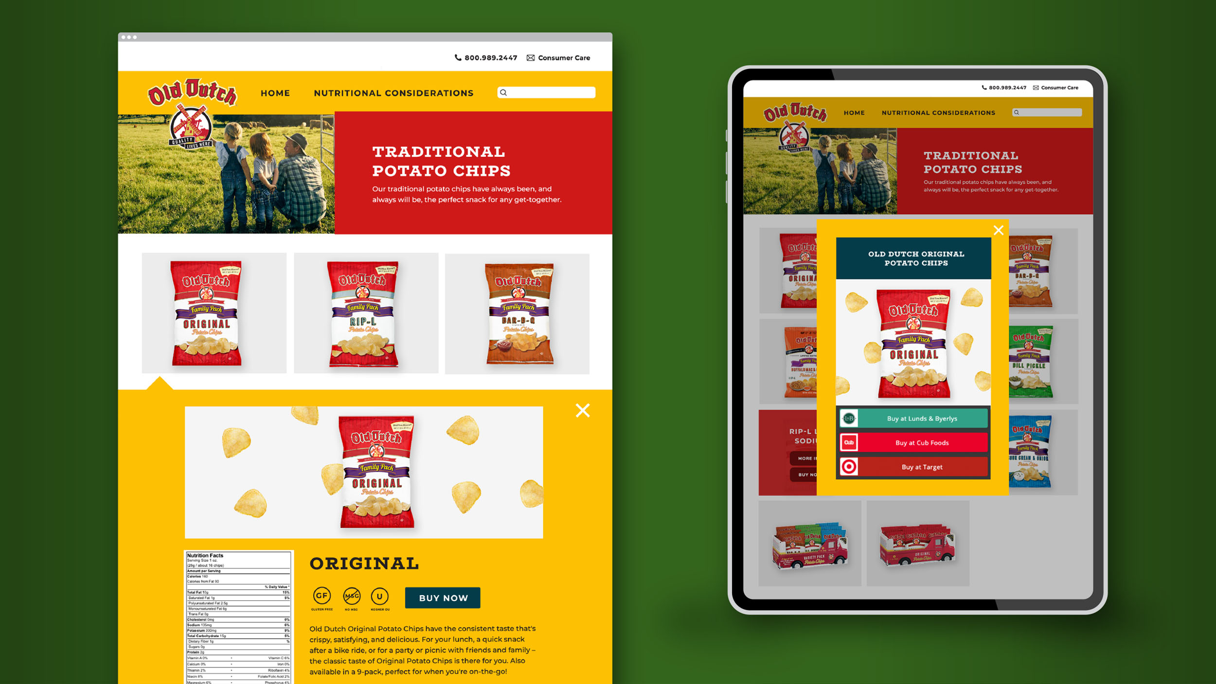 modern browser and tablet display variations of experiences on responsive website design