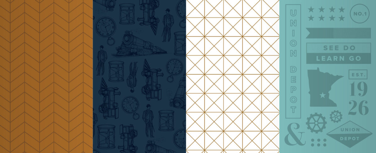 pattern and design examples for branding style guide